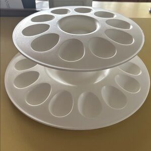 Tupperware Stacked Deviled Egg tray